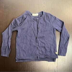 H&M Blue Button Down Shirt Soft Cotton Blend
